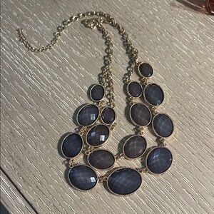 Elegant Gold and gray Necklace